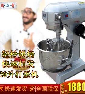 广州镇宝商用20升打蛋机面团搅拌器电动快速打蛋奶油烘焙和面出膜