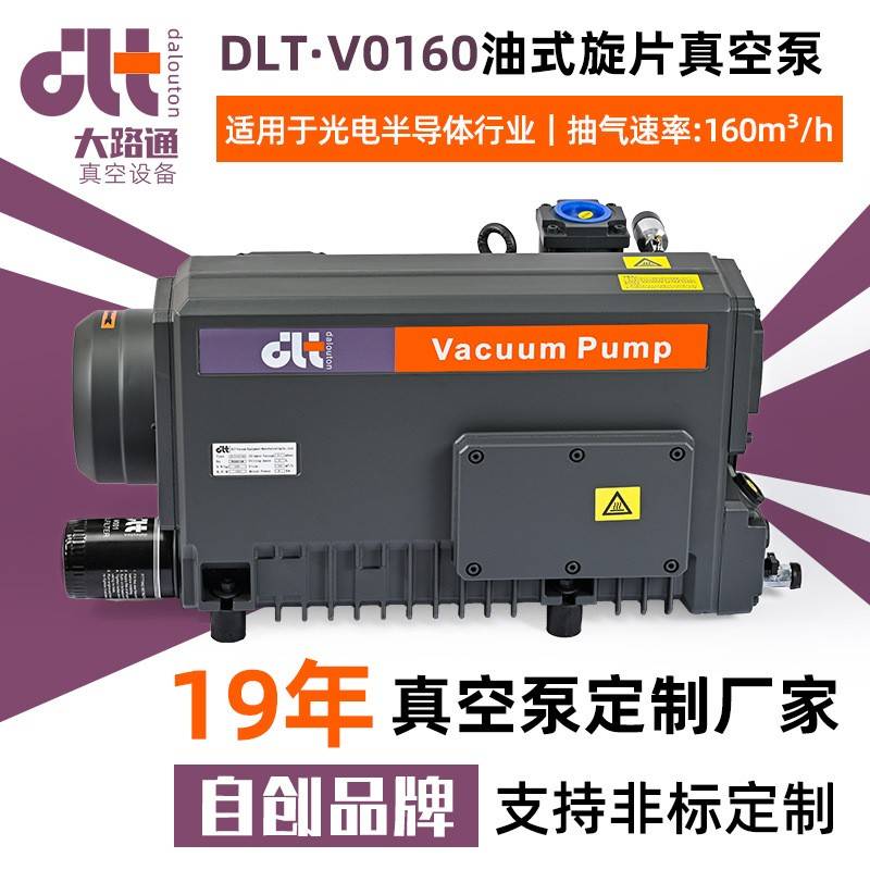DLT·V0160单级油式旋片真空泵食品油式旋片真空泵小型真空泵厂家