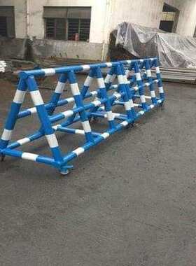 围栏栅栏杆铁质加油站移动路障拒马护栏带刺巨马电线杆马栏杆