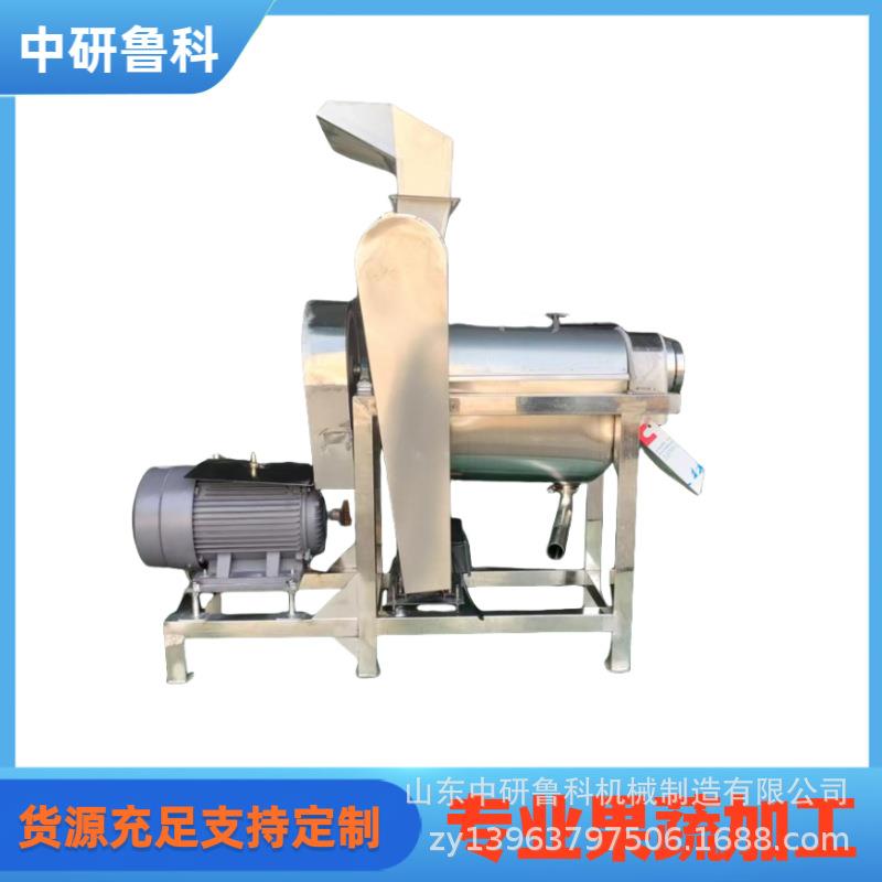 新鲜水果工业榨汁机 蓝莓生姜番茄冷榨原汁机 大型果蔬挤压榨汁机