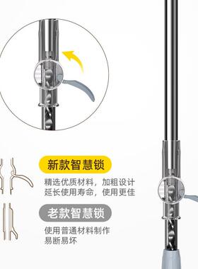 家杰优品拖把家用一拖净免手洗省力旋转拖把带桶干湿两用懒人神器