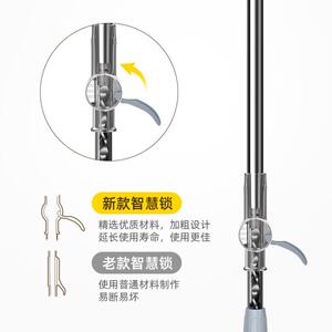 家杰优品拖把家用一拖净免手洗省力旋转拖把带桶干湿两用懒人神器