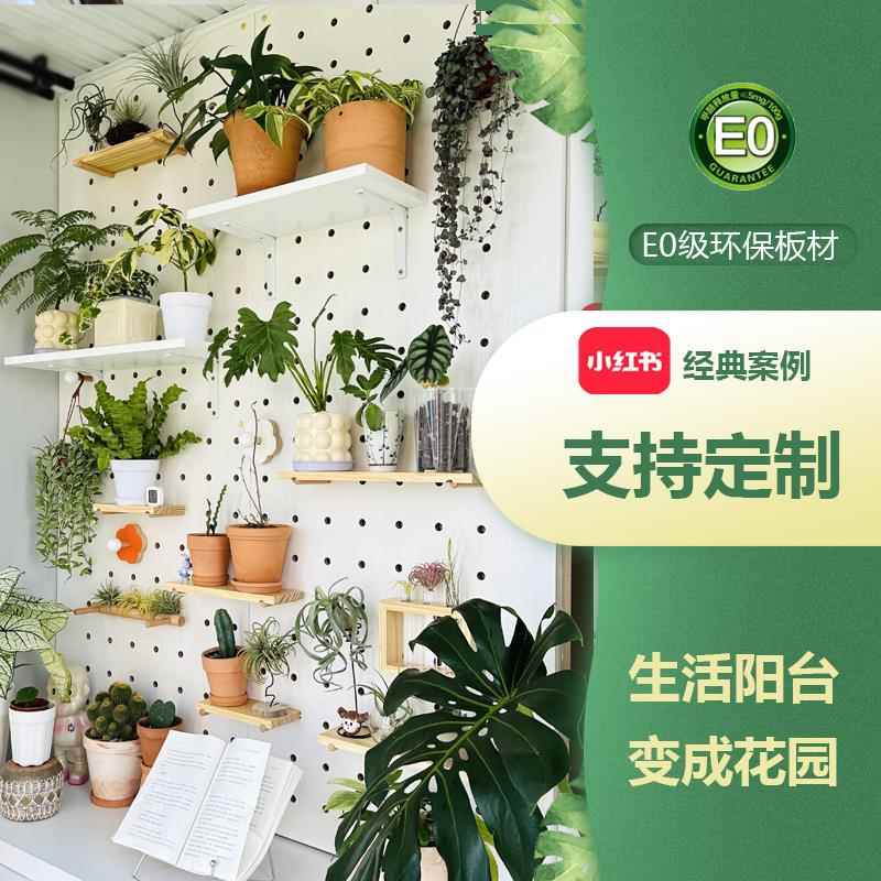 3阳Y定绿可制造型洞洞板养花台洞洞板窗台养花架子放植置物