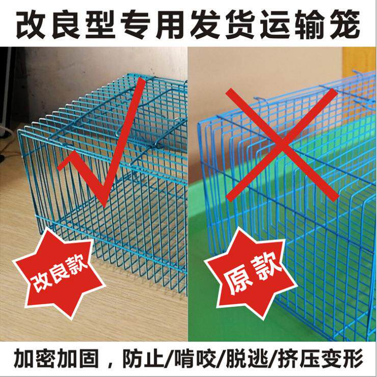 元兮萌宠运输笼仓鼠兔子鸟蜜袋枕笼宠物铁丝笼加密加粗手提外带笼