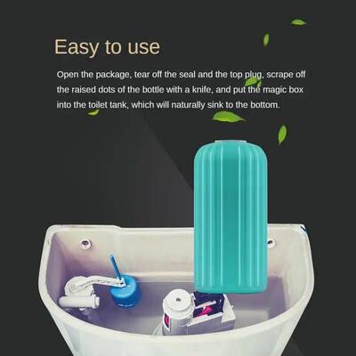 Automatic Blue Toilet Tank Cleaner Gel WC Bowl Cleaning Deod