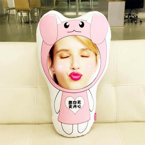 高档来1定制照片抱枕订做人形公仔十二生肖靠卡通枕个性图24礼物