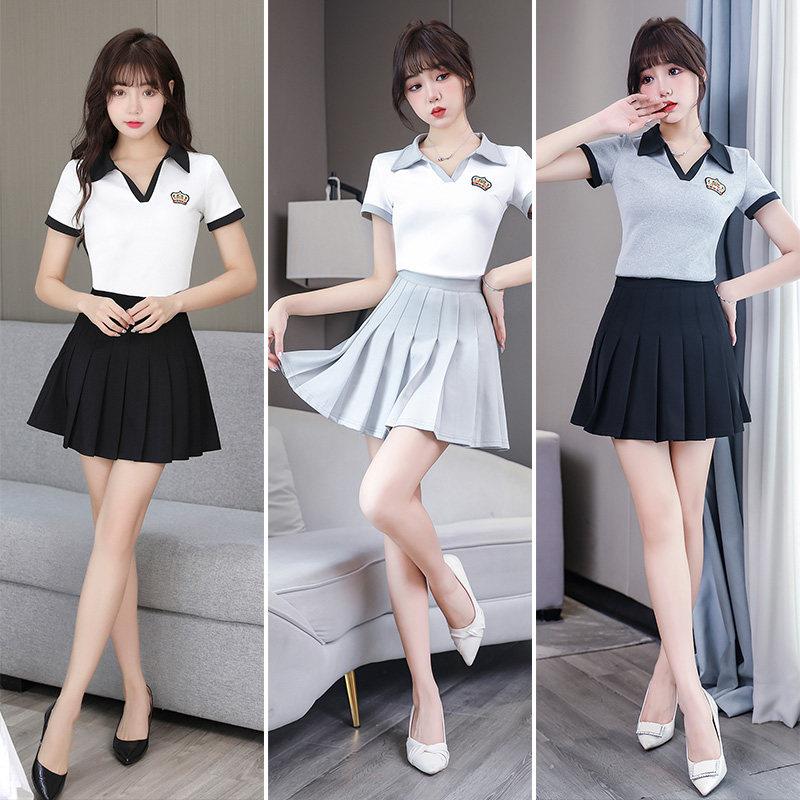 夜场工衣减龄套装显瘦夜总会女装沐足足疗衣服足浴技师工作服