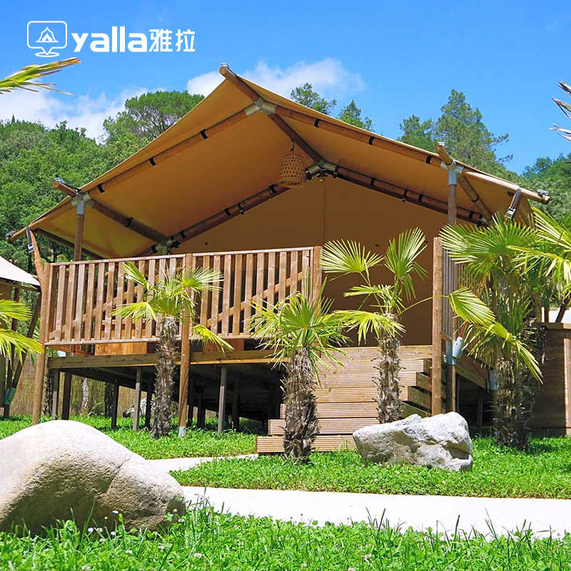 轻yalla营地户外度假村农场景区民雅拉木屋奢帐篷野帐篷住宿宿奢