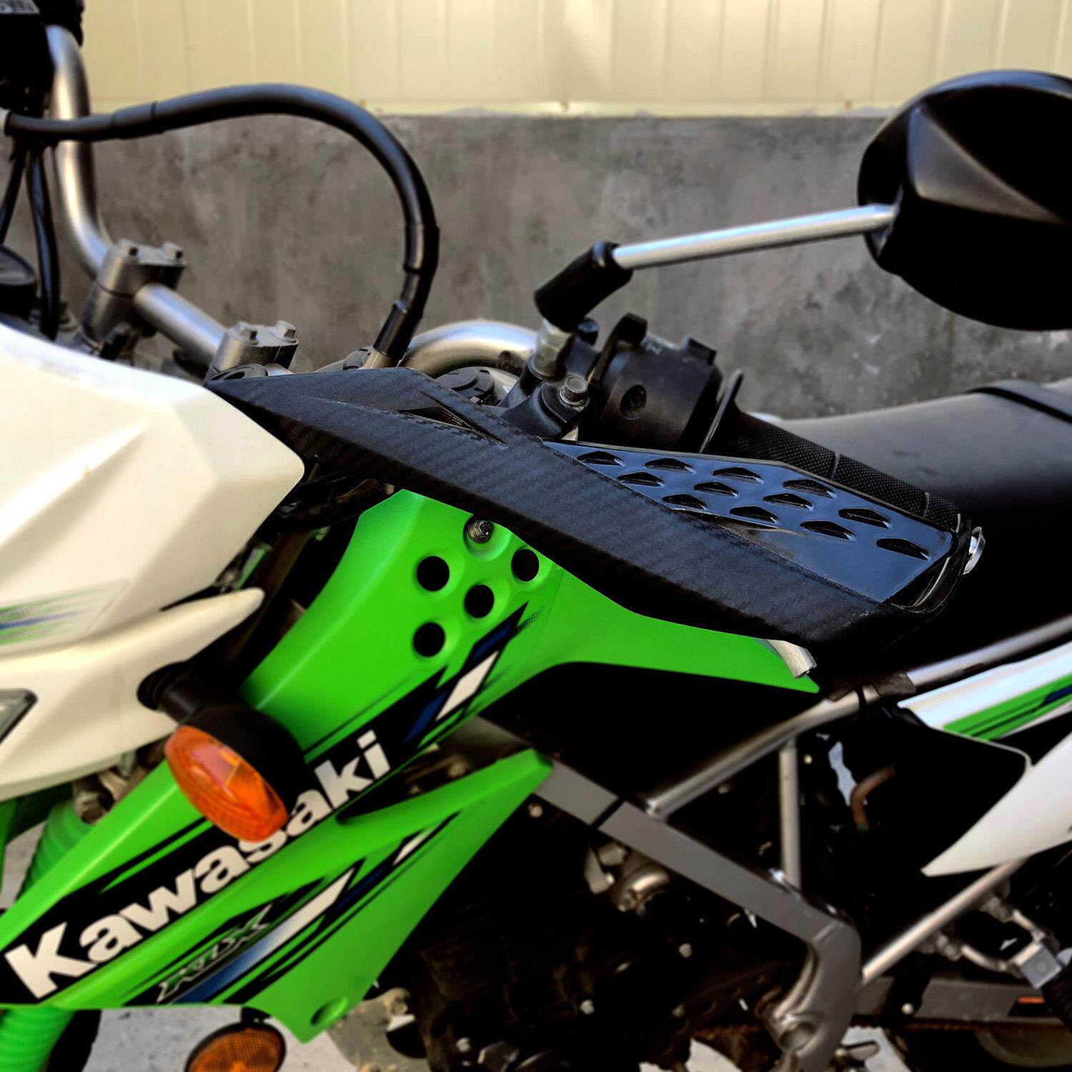 越野摩托车改装配件碳纤护手防摔罩刮擦手把波速尔 华洋 正林通用