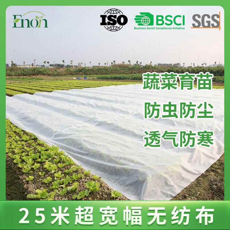 防寒无纺布透气保湿防虫PP覆盖农用无纺布果蔬水稻育秧育苗无纺布