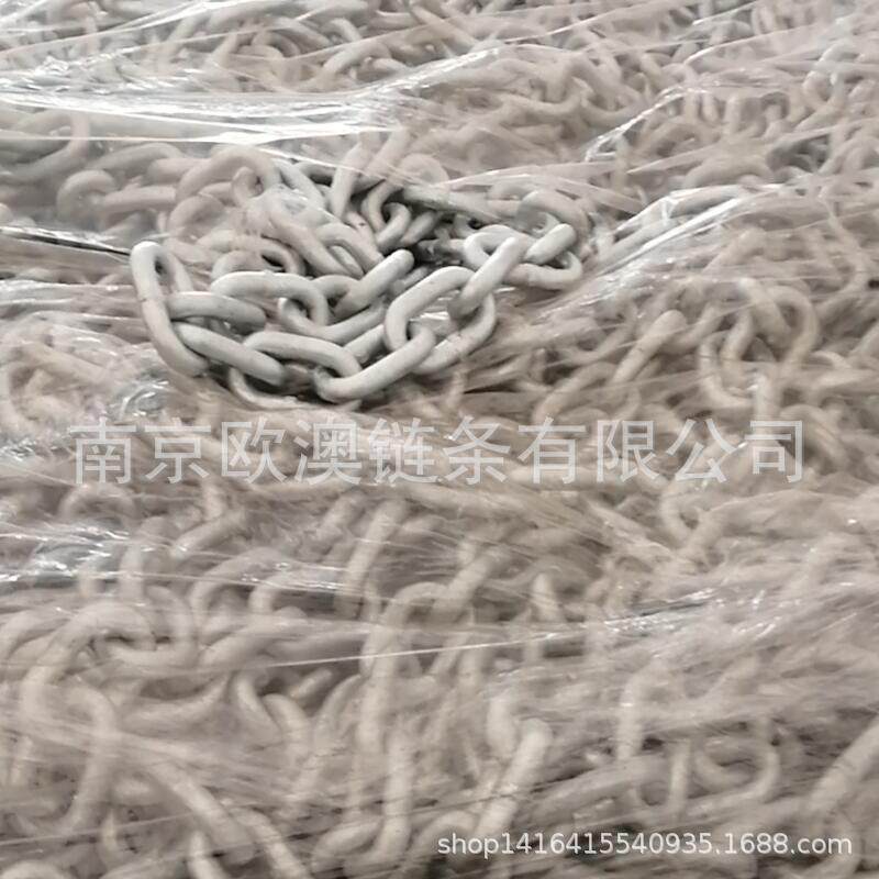 不锈钢原色镀锌4-32MM高强度原色铁链条 不锈钢捆扎链条