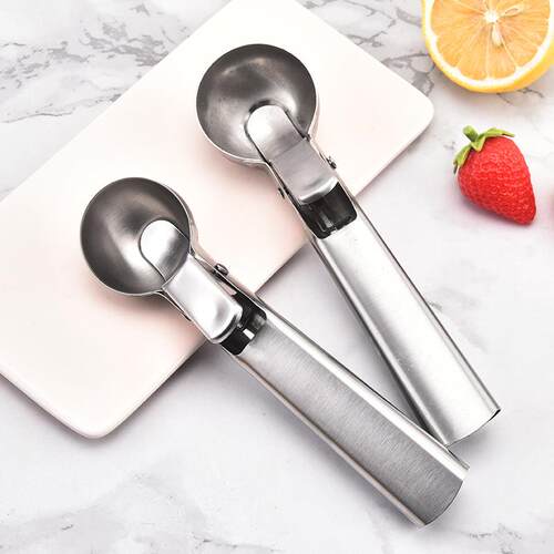 厂家不锈钢雪糕勺家用不锈钢冰淇淋勺冰激凌量勺水果挖球器雪糕勺