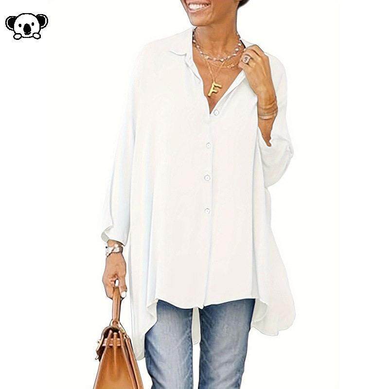 Z 54060 Women Oversized Shirt Flowy Casual飘逸衬衫