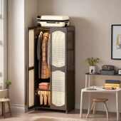 衣柜家用卧室简易衣柜小户型出租屋儿童挂衣柜收纳柜落地多层衣橱