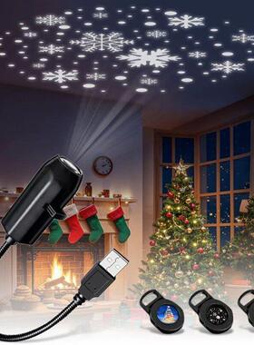 Christmas Halloween Led Projection Lamp Pumpkin Night Light