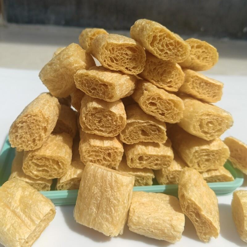 圆柱拉丝蛋白黄金素肉扎干手撕素肉商用豆制品蛋白肉干 干货素食