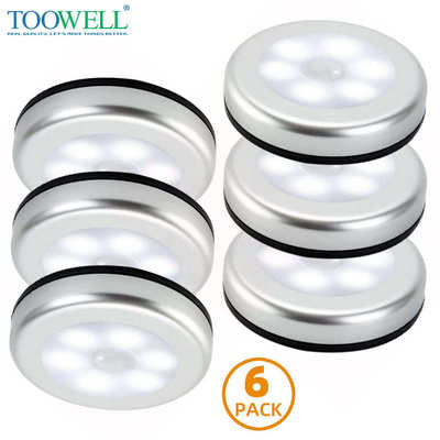 Motion Sensor Light新奇特圆形感应灯创意磁吸LED人体感应小夜灯