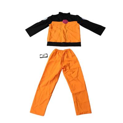 火影忍者Cos漫展装扮舞台话剧表演服装漩涡鸣人服饰+木叶护额