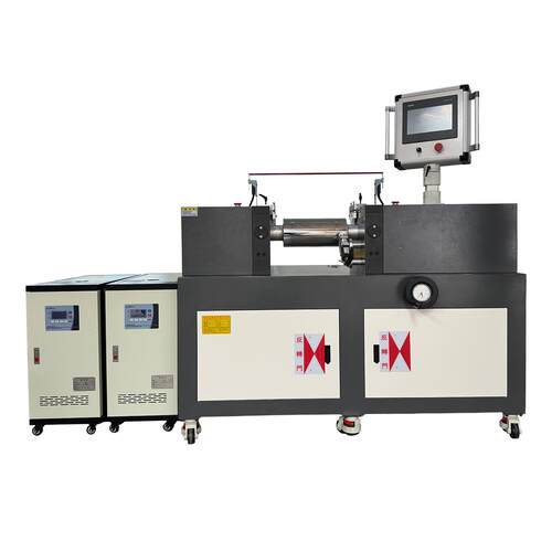 XH-401COWP六寸全自动机器开炼机油加热自动翻胶电调距PLC控制