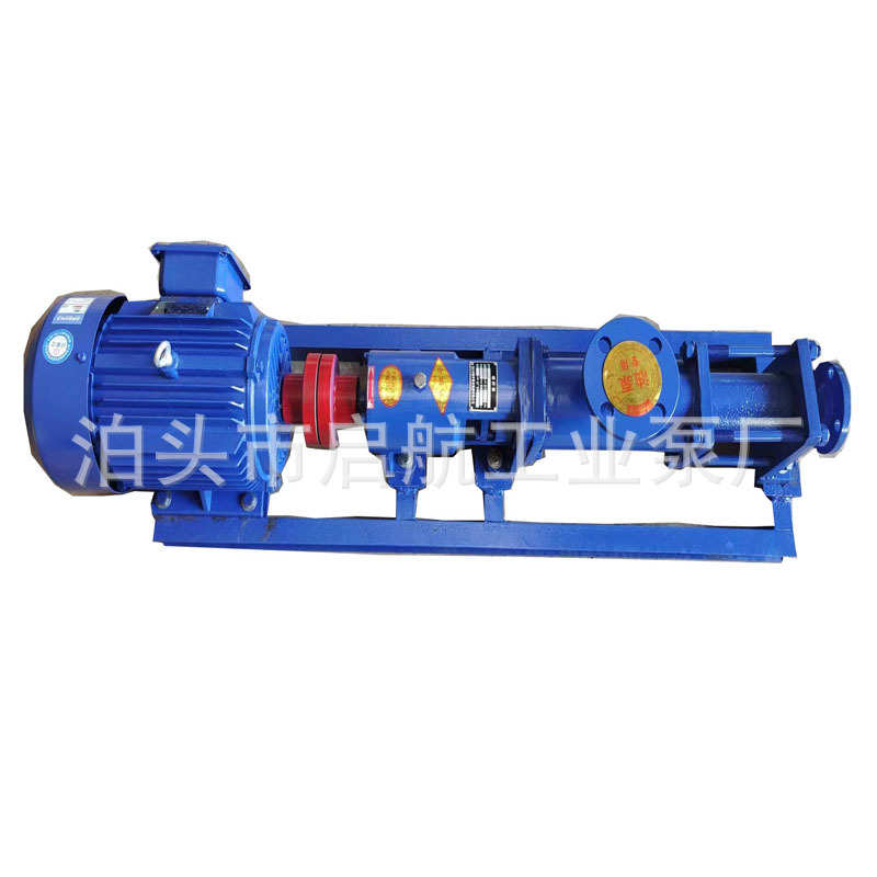 定制g单螺杆泵泥浆泥沙高粘稠浓浆单螺杆泵