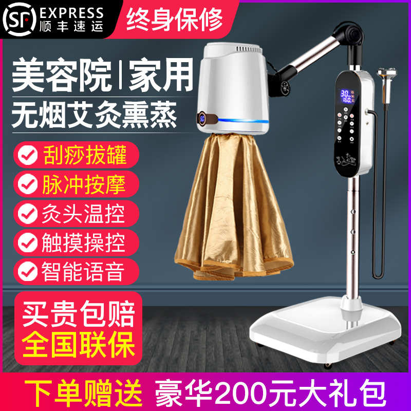 艾灸熏蒸仪美容院专用全身理疗家用艾饼仪器加艾绒养益康艾炙仪