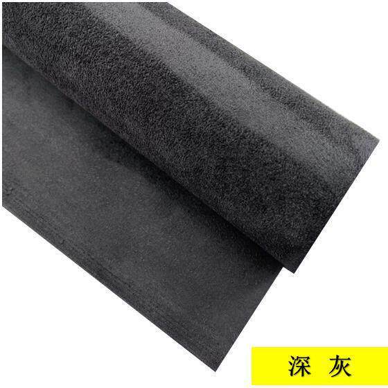 汽车内饰改装麂皮绒防滑垫避光垫仪表台车载装饰前台翻毛皮不带胶