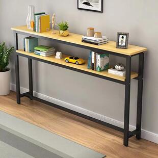 沙发后长置物架条客厅靠墙多超ZJB窄玄关床层缝头隙后背书架落地