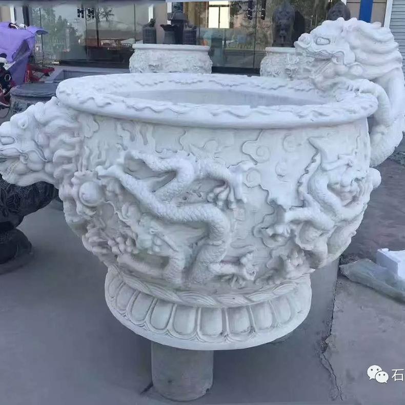 仿古猪槽石磨园林景观牛槽马槽养鱼水池石槽天然老石槽户外鱼缸