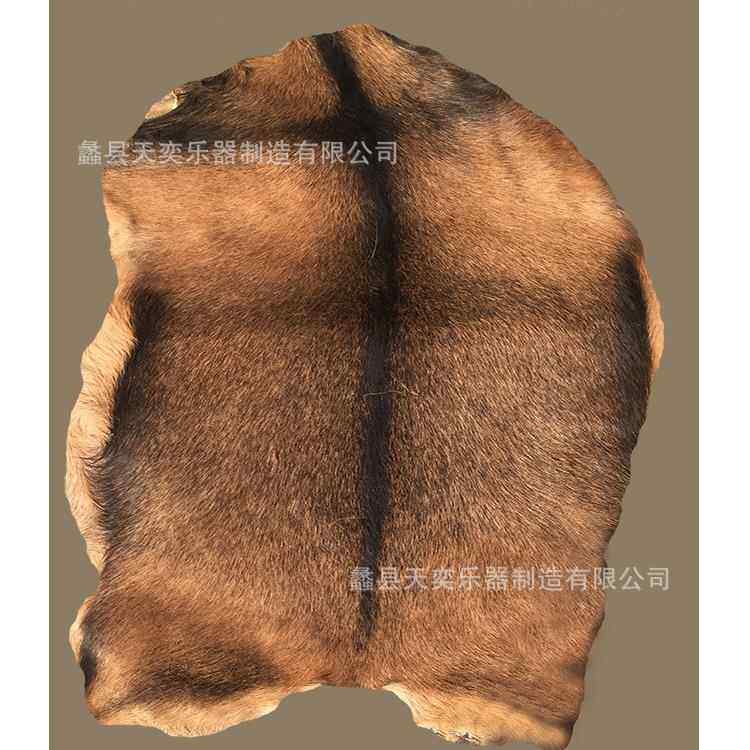 高档带毛山羊皮鼓皮加厚山羊皮鼓皮加厚鼓皮成年老山羊非洲鼓鼓皮