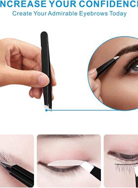 Tweezers Set Eyebrows Splinter and Ingrown Hair Removal
