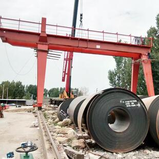 山东双主梁龙门吊起重机起重量大室外轨道移动门式 起重机