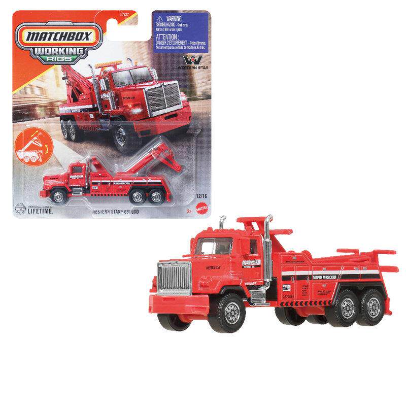 火柴盒 JCY27 合金工程车 西部之星 道路牵引车 Matchbox