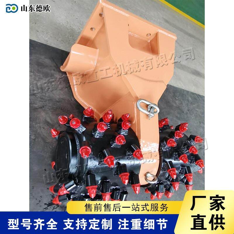 履带式挖掘机铣挖设备 建筑施工破碎锤铣刨机 隧道横向铣刨设备