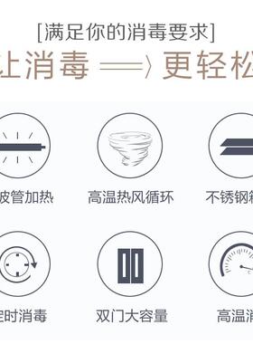 70ML-员2A光波视窗消热风毒 学校酒店工餐柜盘烘干杀菌保洁碗柜
