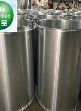 304不锈钢通风管道角码法兰连接加工通风螺旋风管镀锌白铁皮