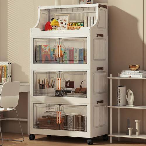 免安装收纳柜卫生间置物架浴室整理柜家用卧室储物柜子杂物储物箱