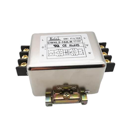 导轨型端子台电源滤波器 CW4L2-10A-R CW4L2-30A-R 30A
