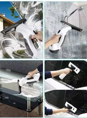 清洁器可充电白色20w便携式器，2200ma无绳自动窗玻璃 热销 带擦