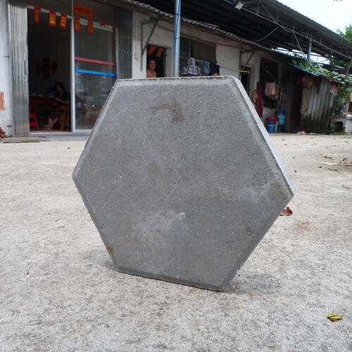 混凝土六角砖水泥护坡砖挡土砖空心六角砖六棱砖高速路护坡砖