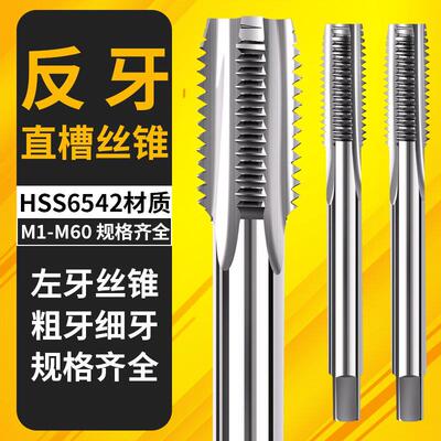左旋螺丝攻左牙反牙直槽螺丝攻M15M16*2.0M17*2.0M18*2.5M19M20M2