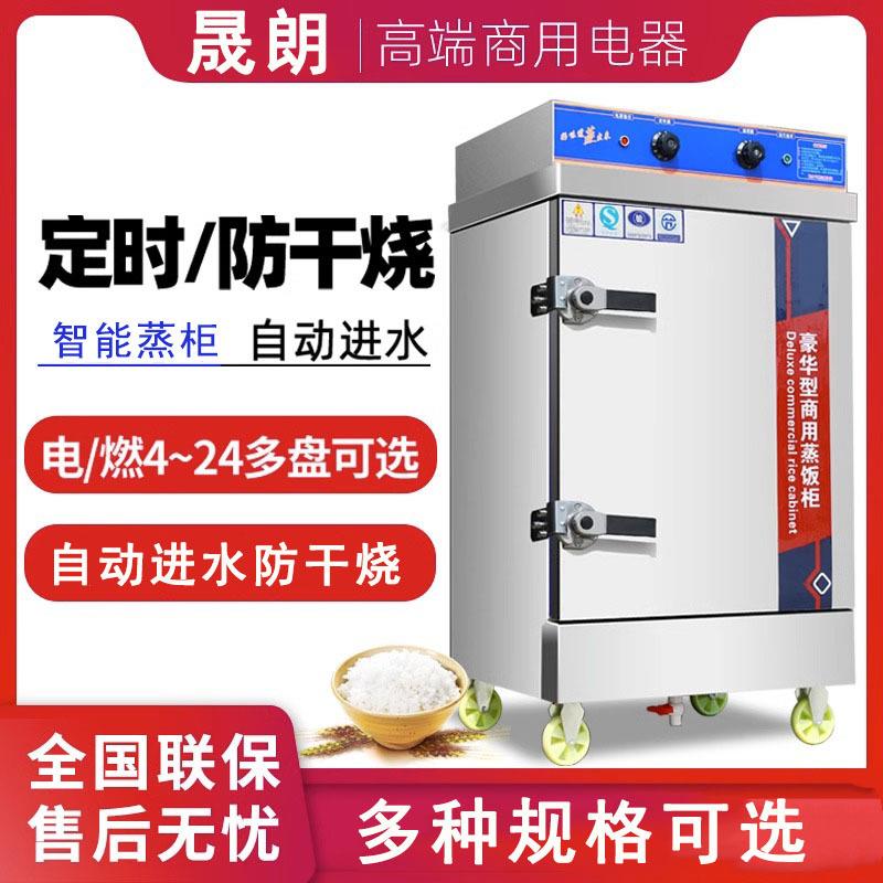 电蒸箱 学校食堂家用燃气电热多功能蒸饭车蒸柜蒸饭箱 蒸饭柜商用