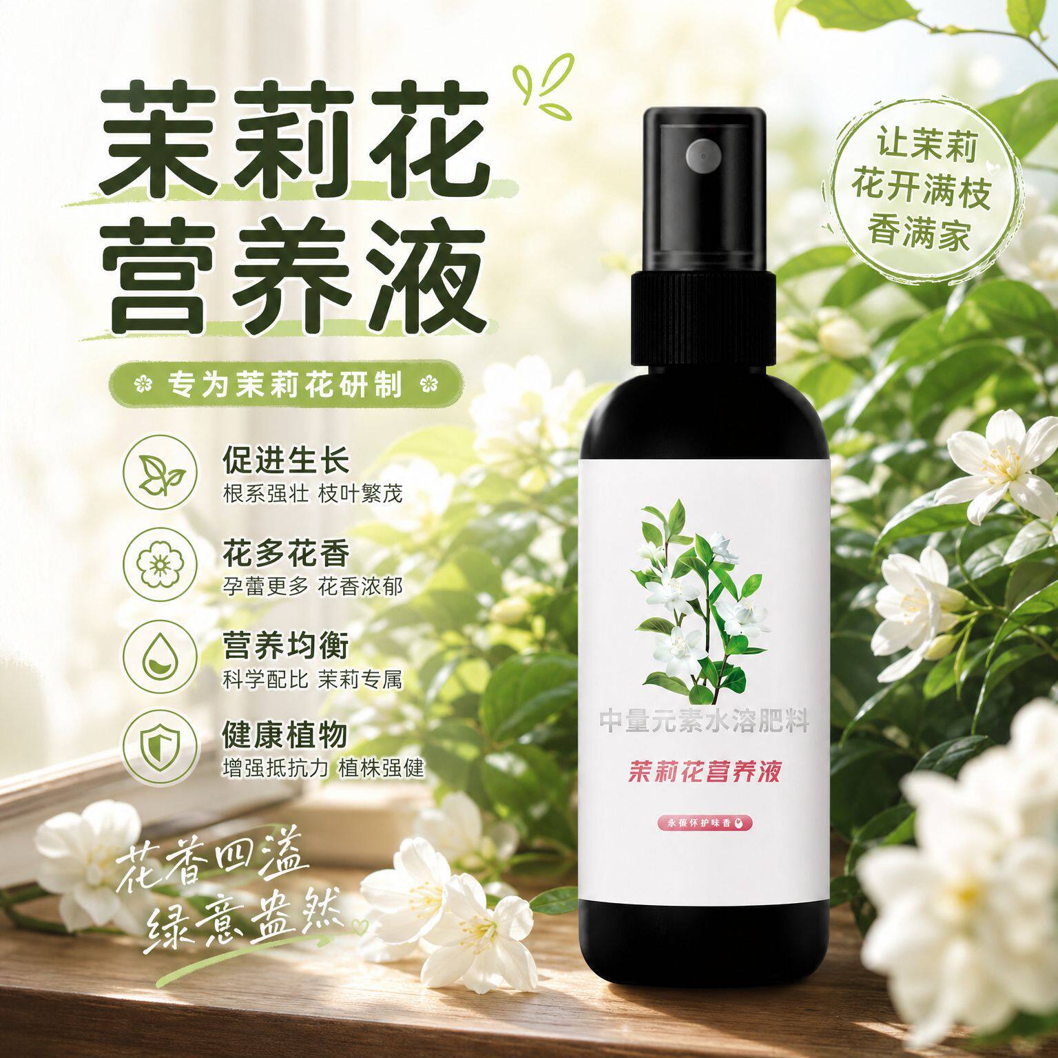 茉莉花营养液营养液稀释生物菌肥
