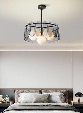 全铜轻奢客厅美吊灯创意魔44182豆玻璃卧厅室灯后现简约式餐大代