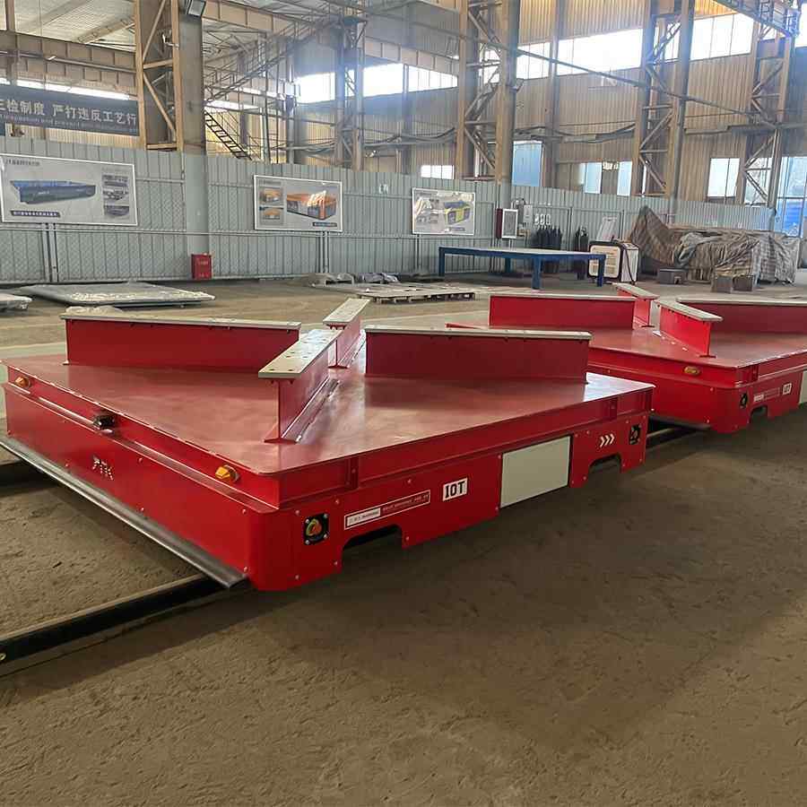 00吨轨道全自动电动平车 平板车搬运工具 蓄电池有轨地平车