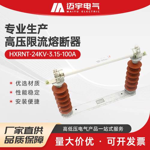 高压限流熔断器（复合材质）hxrnt-24kv-3.15-100a高压限流熔断器