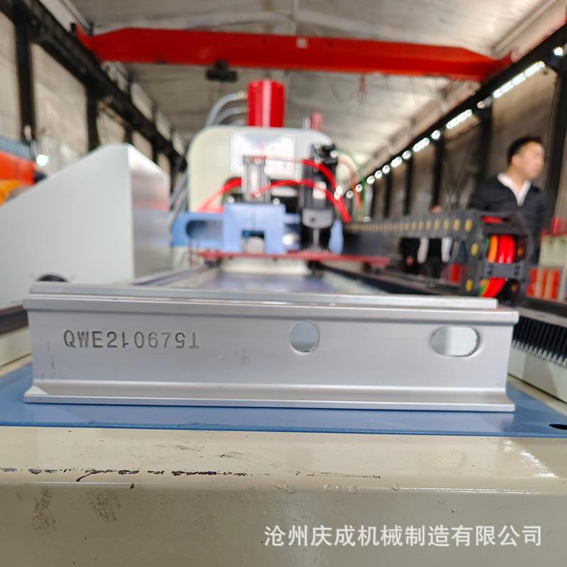 柔性导轨钢性导轨冲孔机铁塔防坠落导轨T型钢工字铝冲孔设备