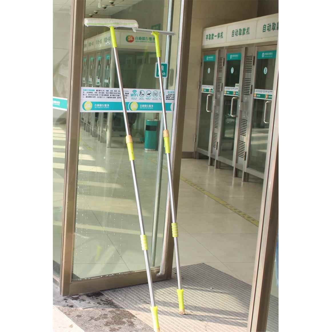 高档擦玻璃器加长工伸缩杆刮水刀刮器玻璃清器洁器洗玻璃刷擦窗保