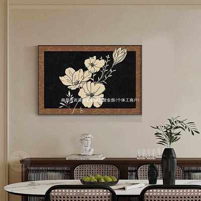 中古风电表箱装饰画小众复古配电箱遮挡挂画艺术抽象弱电闸箱壁画