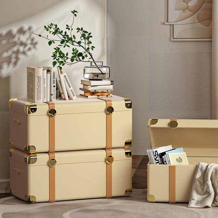 【新品】不止收纳家用整理箱多功能皮质收纳箱高档储物箱轻奢耐用