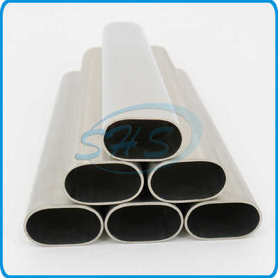 SUS304不锈钢平椭圆管 家具制品 楼梯扶手用 抛光表面 规格可协商